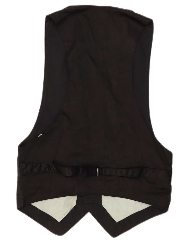 Diesel Womens Waistcoat UK 12 Medium Black