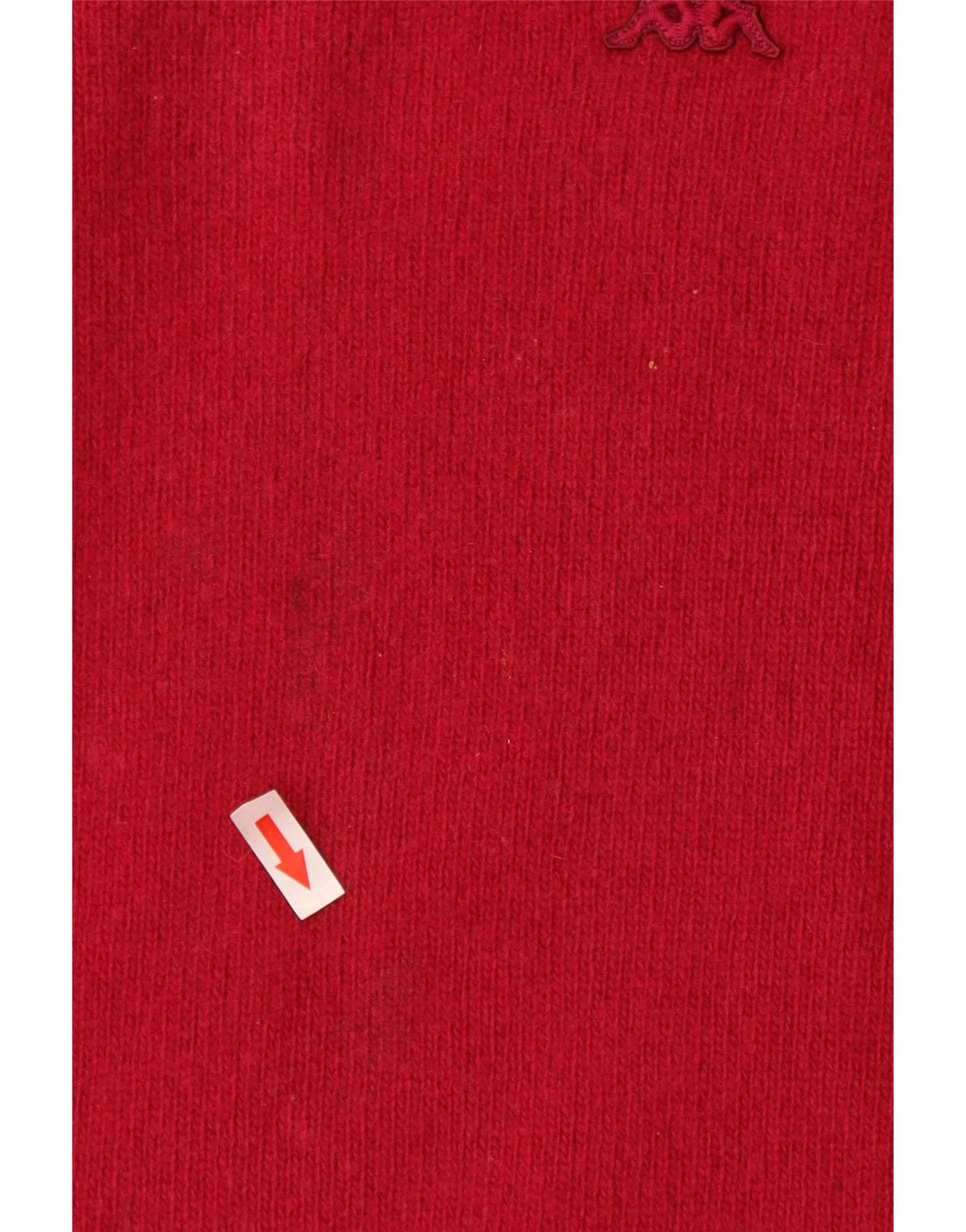 Kappa Mens Boat Neck Jumper Sweater Large Red Lambswool