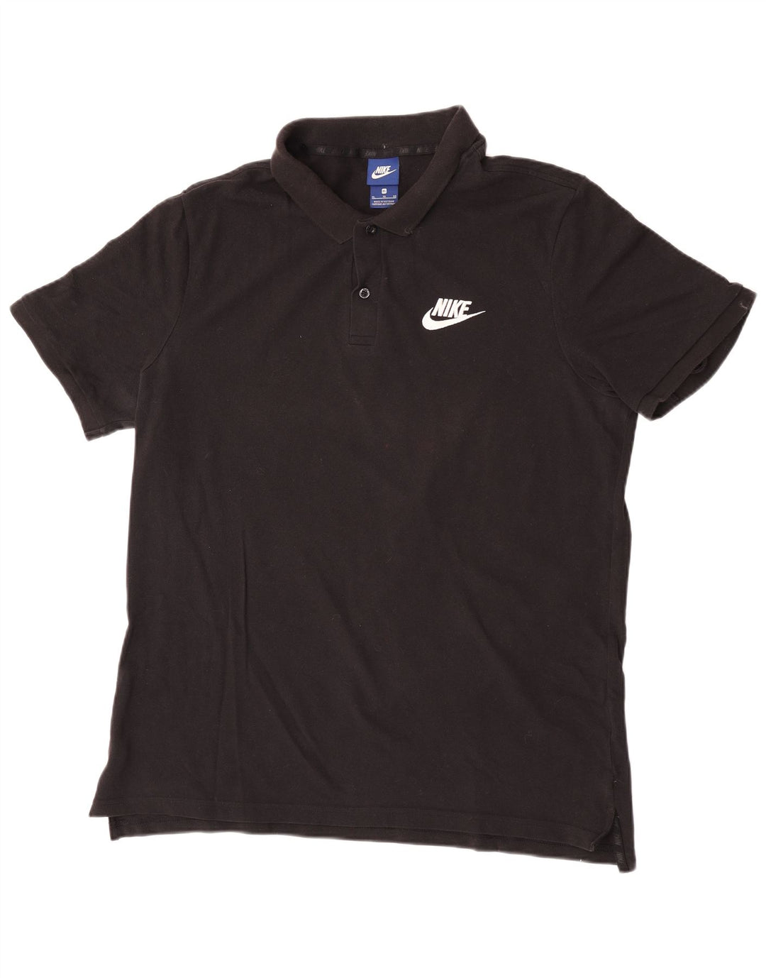 Nike Mens Polo Shirt 2XL Black Cotton