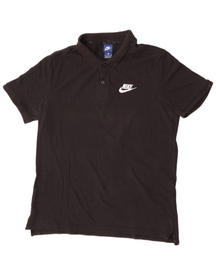 Nike Mens Polo Shirt 2XL Black Cotton