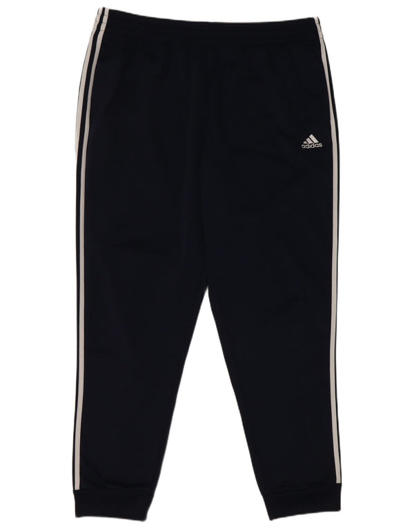 Adidas Mens Tracksuit Trousers Joggers 2XL  Navy Blue Polyester