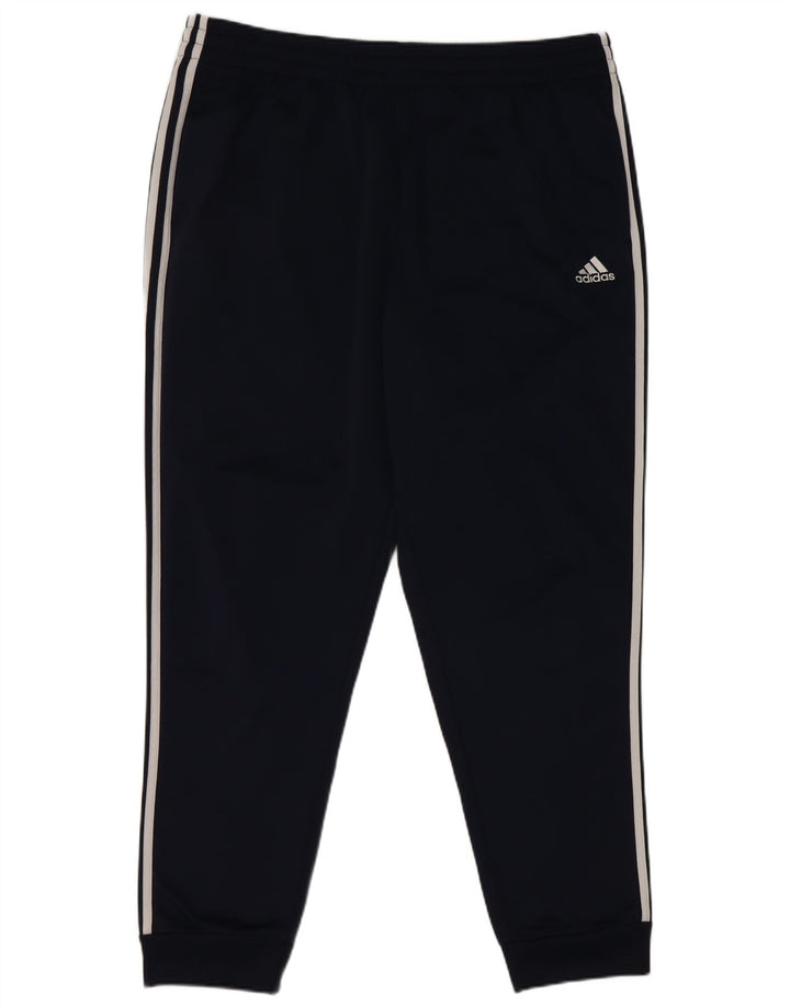 Adidas Mens Tracksuit Trousers Joggers 2XL  Navy Blue Polyester
