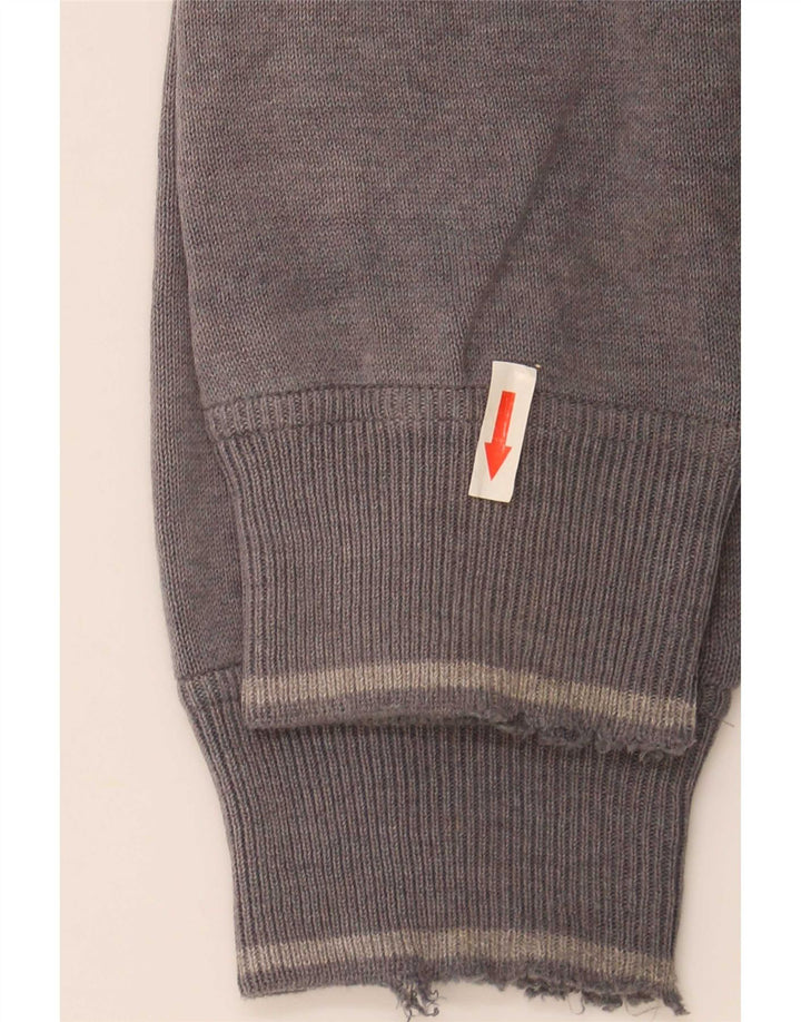 Marks & Spencer Mens Cardigan Sweater XL Grey Cotton