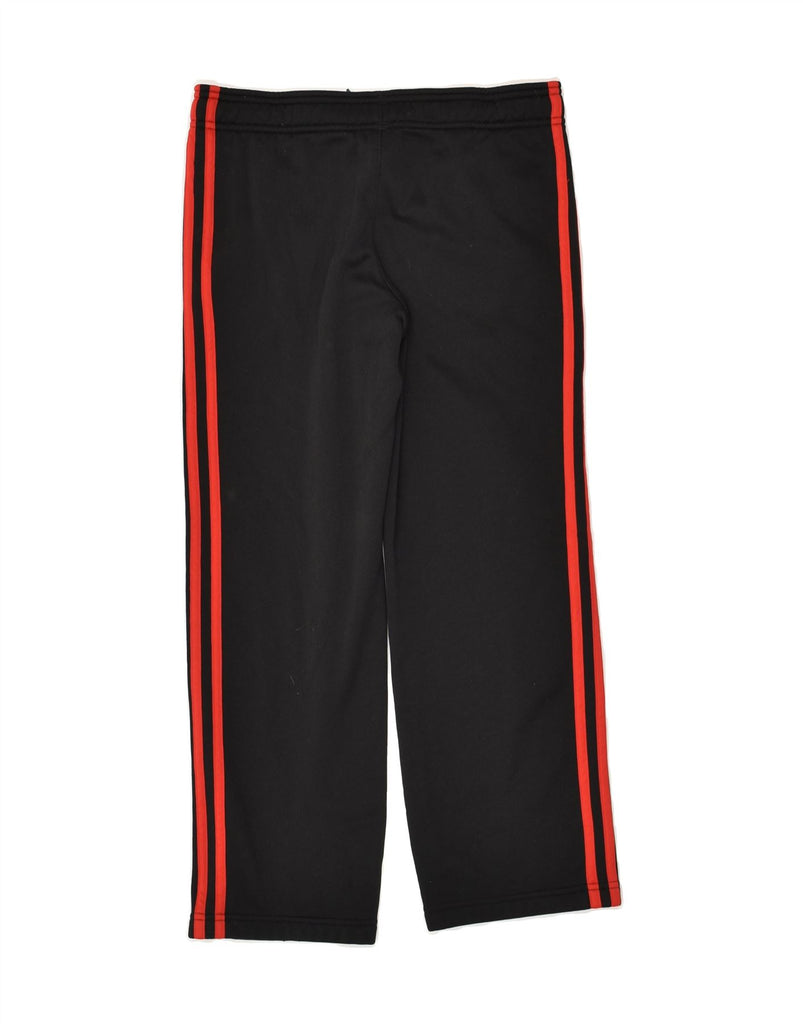 ADIDAS Boys Tracksuit Trousers 7-8 Years Small  Black Polyester | Vintage Adidas | Thrift | Second-Hand Adidas | Used Clothing | Messina Hembry 