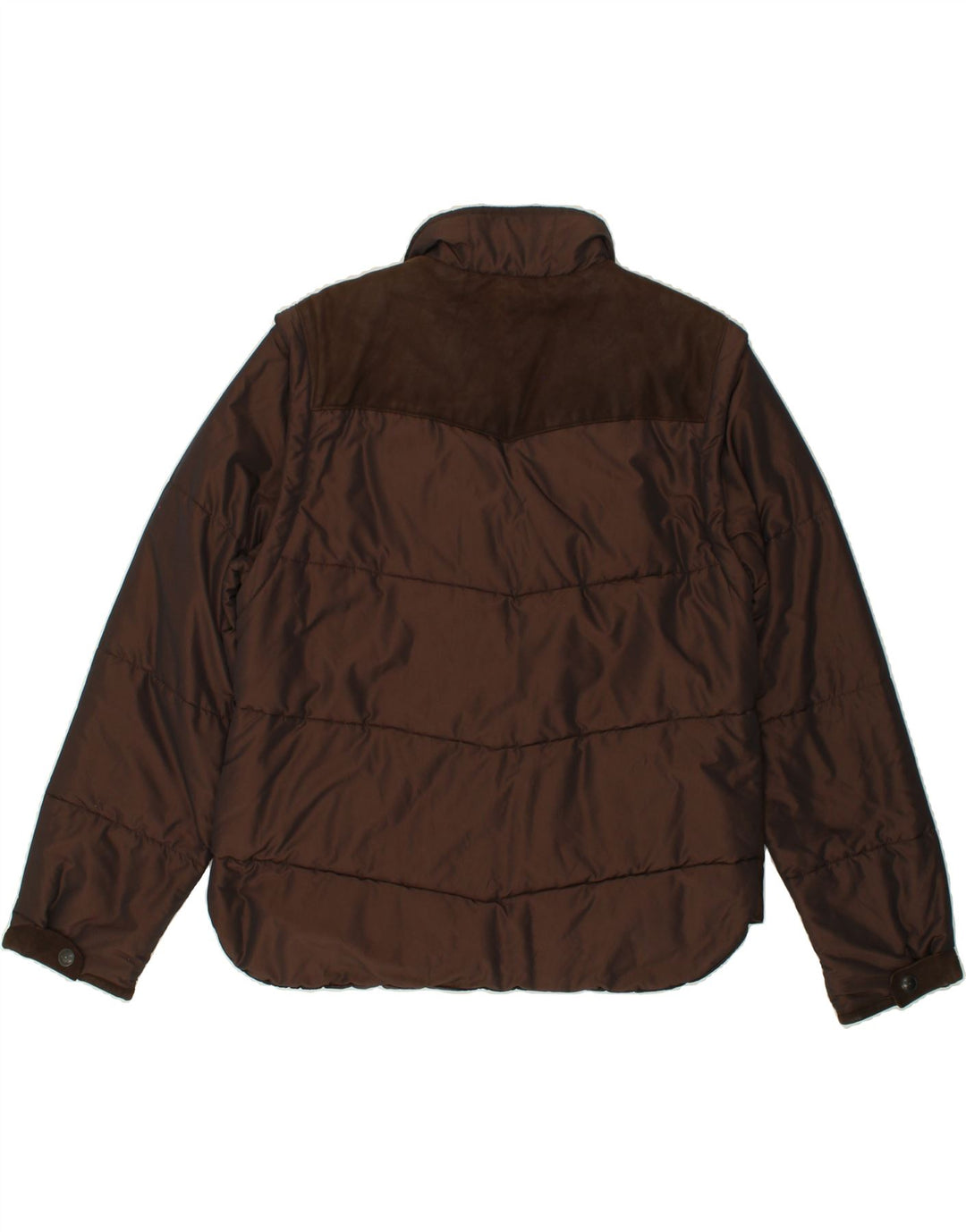 RENE LEZARD Mens Windbreaker Jacket IT 52 XL Brown Nylon Vintage Rene Lezard and Second-Hand Rene Lezard from Messina Hembry 