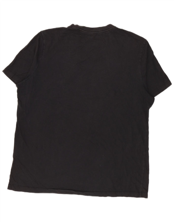 NIKE Mens Graphic T-Shirt Top XL Black Cotton