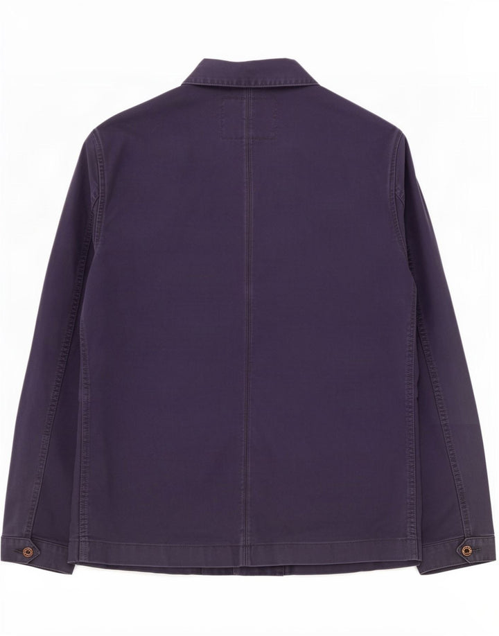 Pretty Green Mens Utility Jacket UK 40 Large Navy Blue Cotton