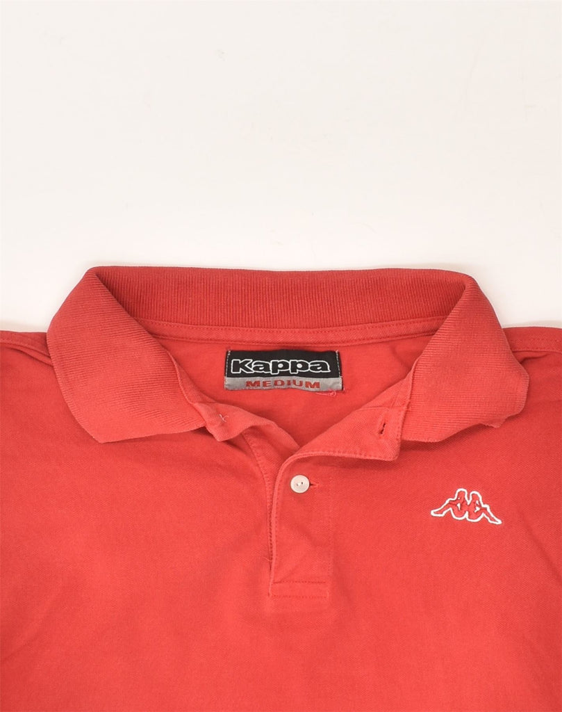 KAPPA Mens Polo Shirt Medium Red Cotton | Vintage Kappa | Thrift | Second-Hand Kappa | Used Clothing | Messina Hembry 