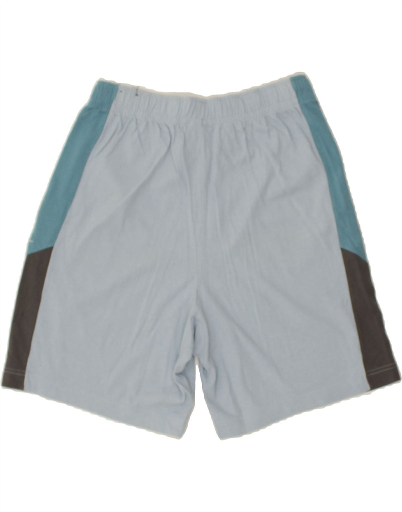 NIKE Mens Sport Shorts Medium Blue Colourblock Cotton Vintage Nike and Second-Hand Nike from Messina Hembry 