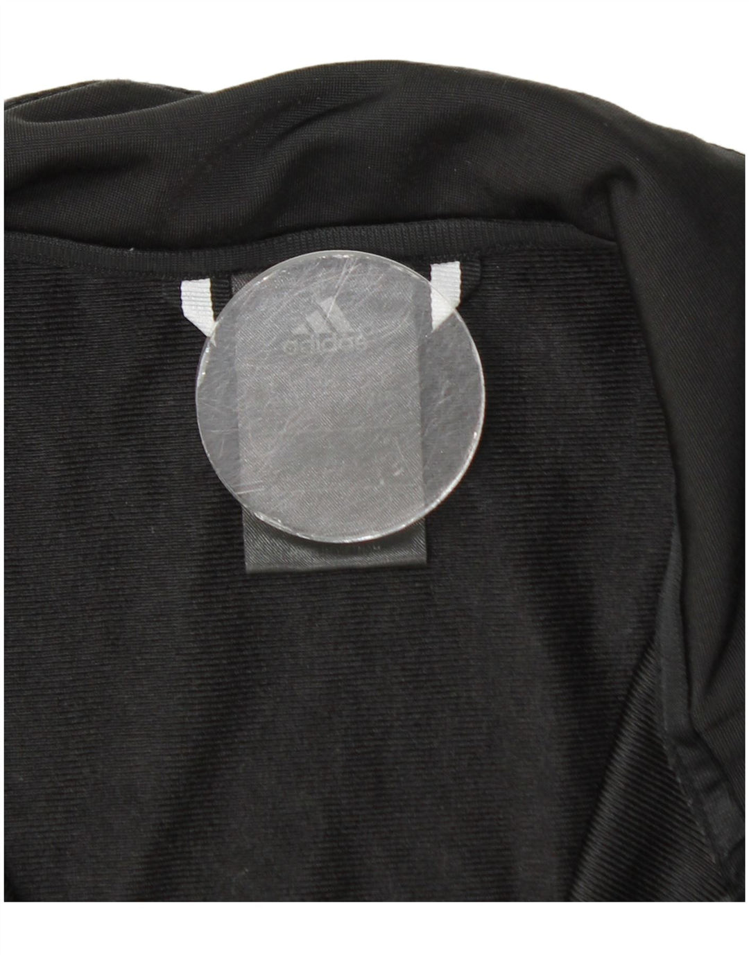 Adidas Boys Tracksuit Top Jacket 13-14 Years Black Polyester