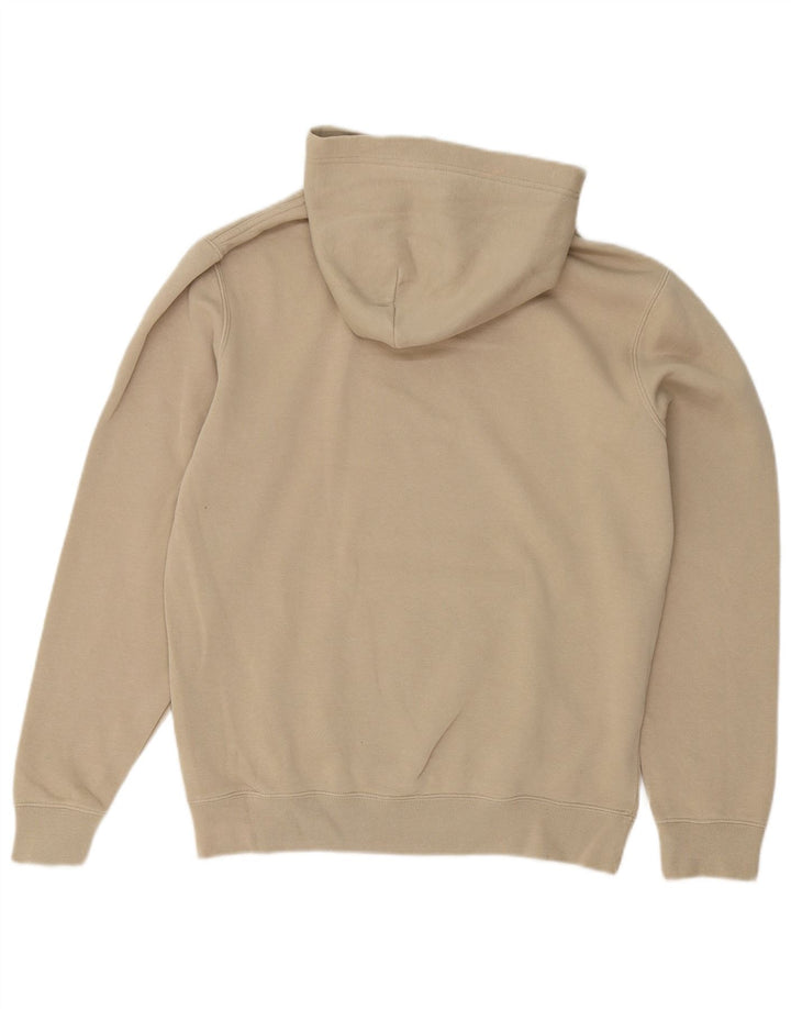 Champion Mens Hoodie Jumper Medium Beige Cotton