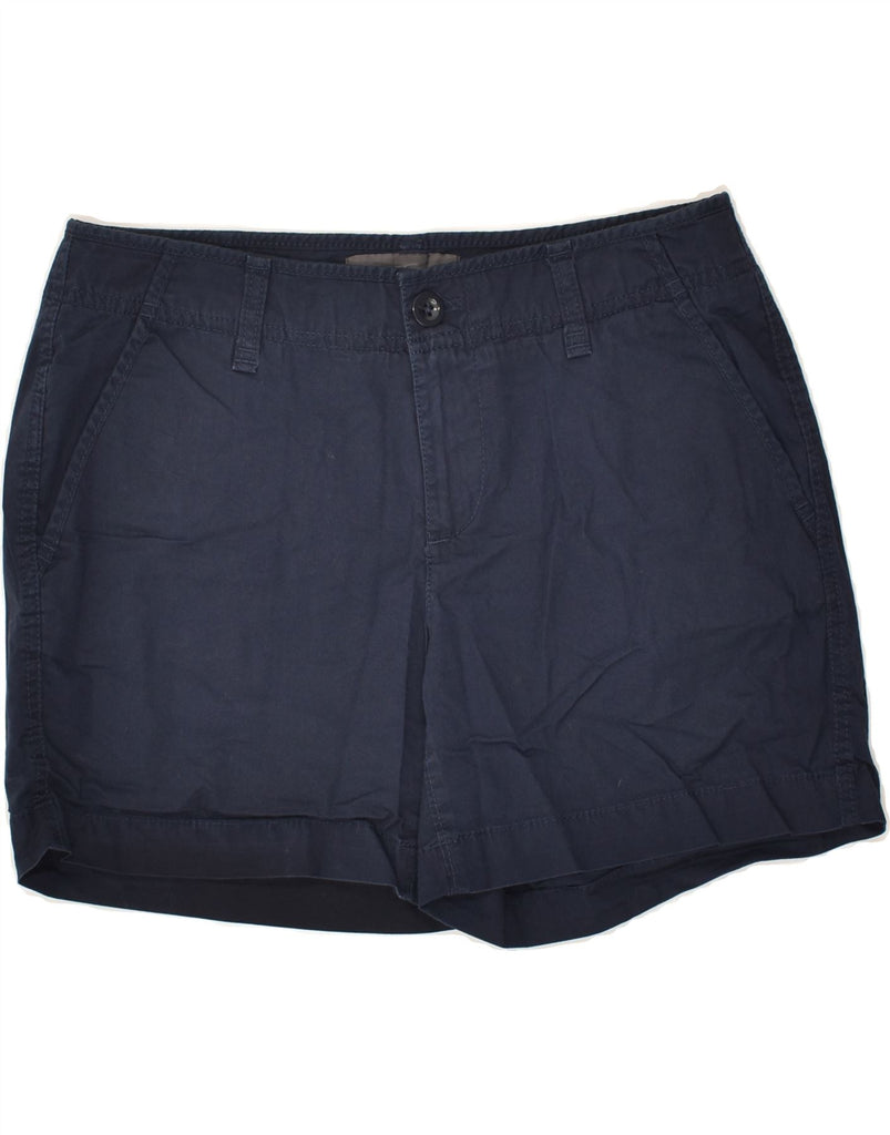 EDDIE BAUER Womens Chino Shorts US 2 XS W25  Navy Blue Cotton | Vintage Eddie Bauer | Thrift | Second-Hand Eddie Bauer | Used Clothing | Messina Hembry 