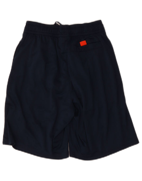 Adidas Boys Sport Shorts 10-11 Years Small  Navy Blue Polyester