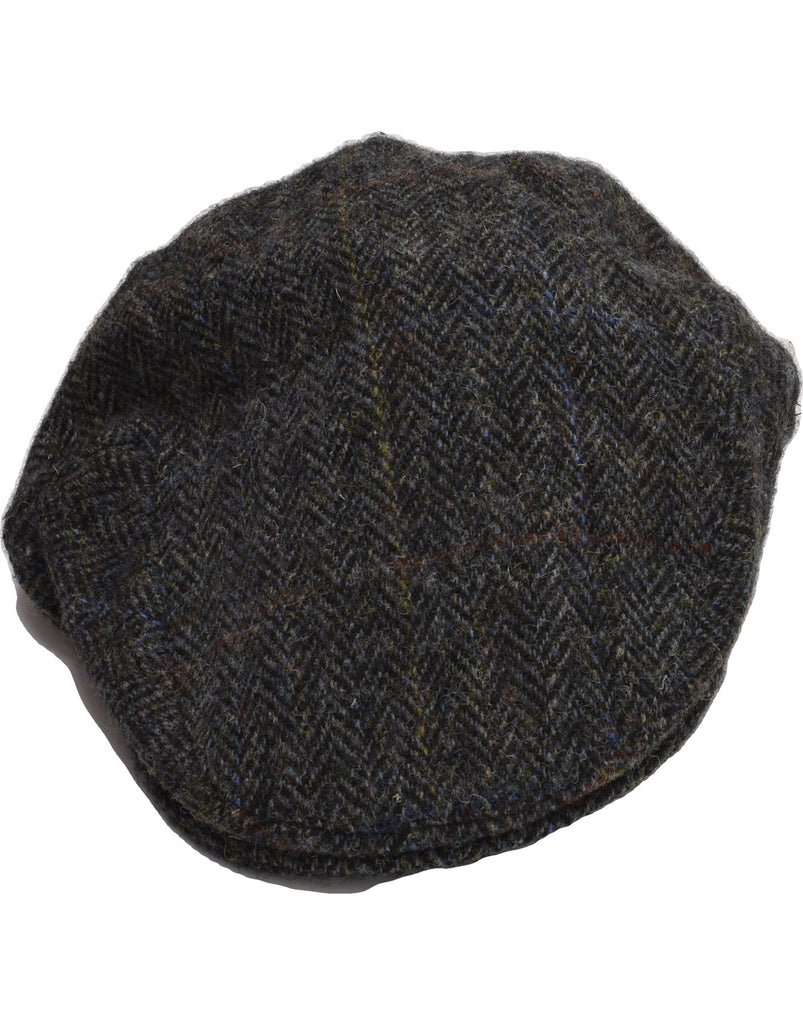 JOHN LEWIS Mens Flat Cap Small Grey Herringbone Wool | Vintage John Lewis | Thrift | Second-Hand John Lewis | Used Clothing | Messina Hembry 