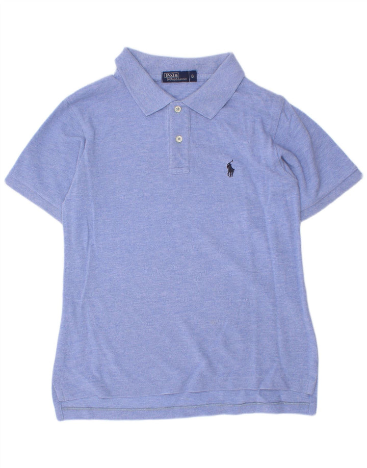 Polo Ralph Lauren Boys Shirt 5-6 Years Blue Cotton