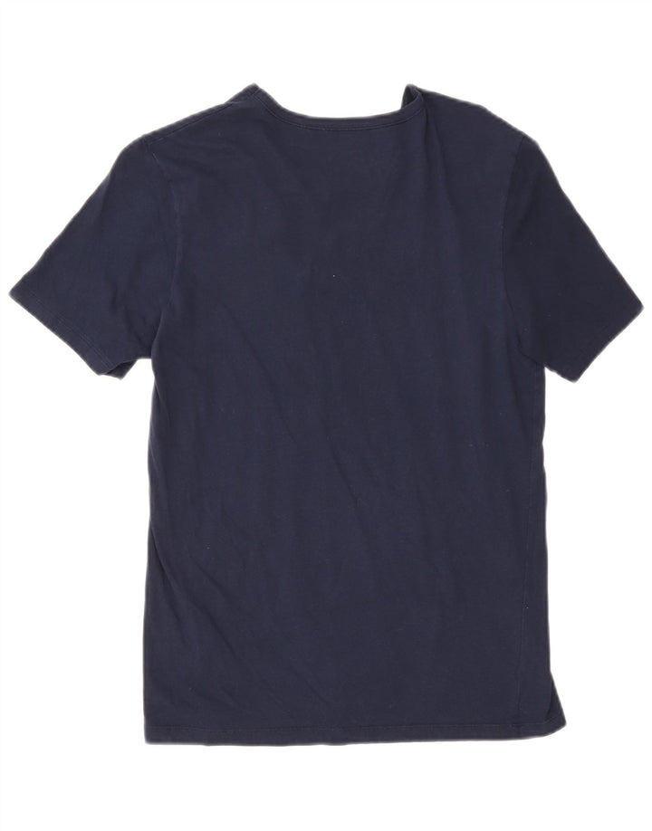 Hugo Boss Mens T-Shirt Top Small Navy Blue Cotton
