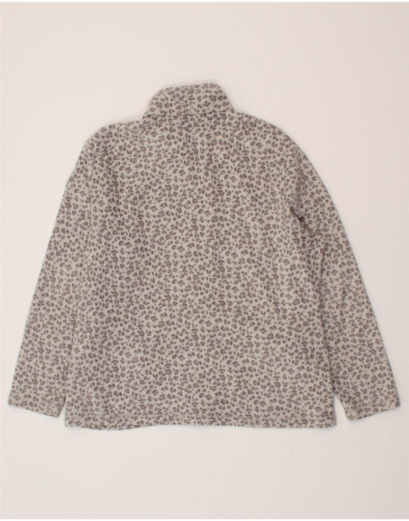 PACO BOUTIQUE Womens Fleece Jacket UK 18 XL Grey Floral Polyester Vintage Paco Boutique and Second-Hand Paco Boutique from Messina Hembry 