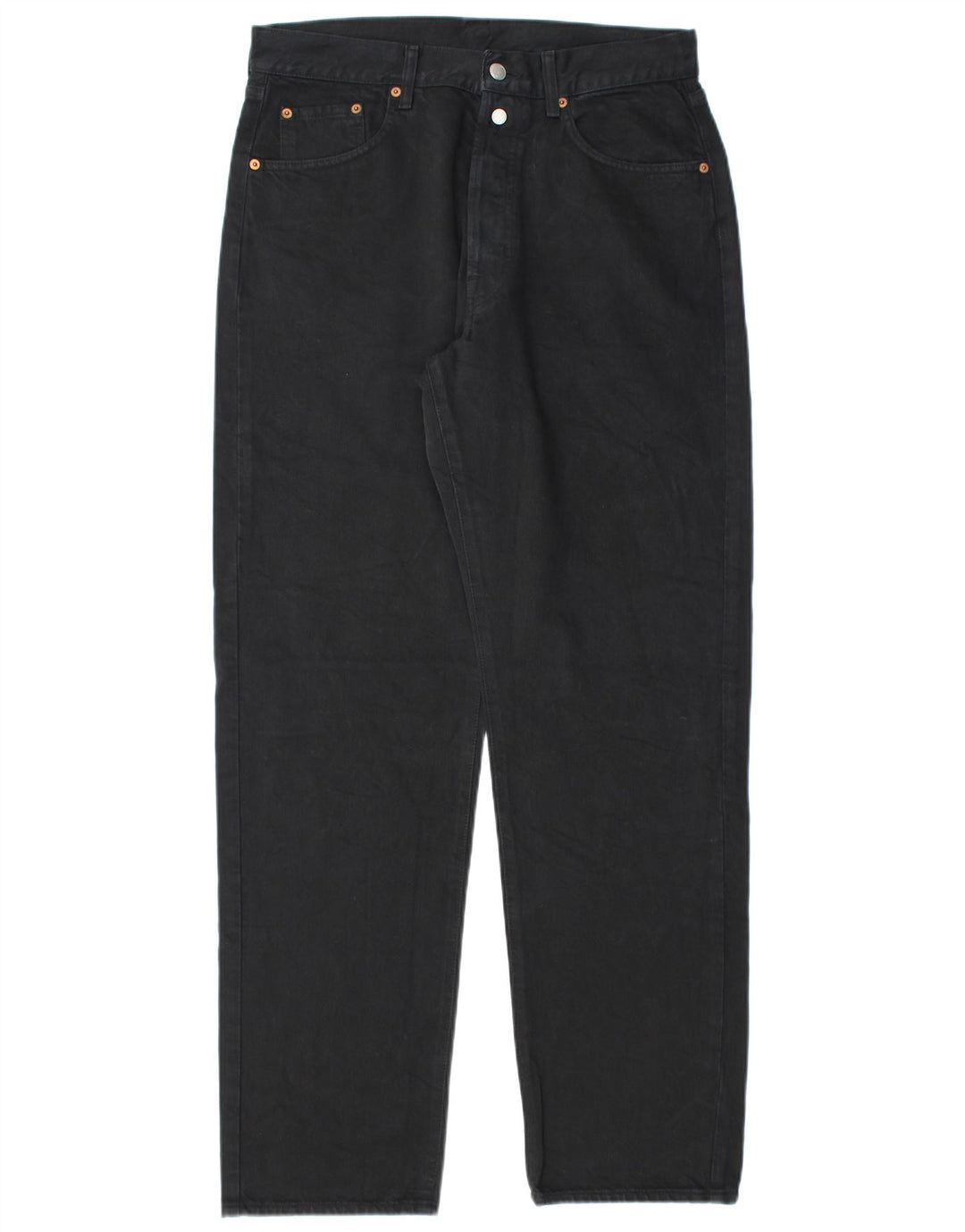 Replay Mens Tapered Jeans W32 L32 Black Cotton