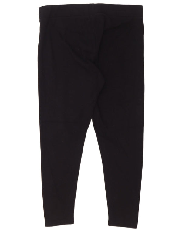 Marks & Spencer Womens Leggings UK 18 XL Navy Blue Polyester