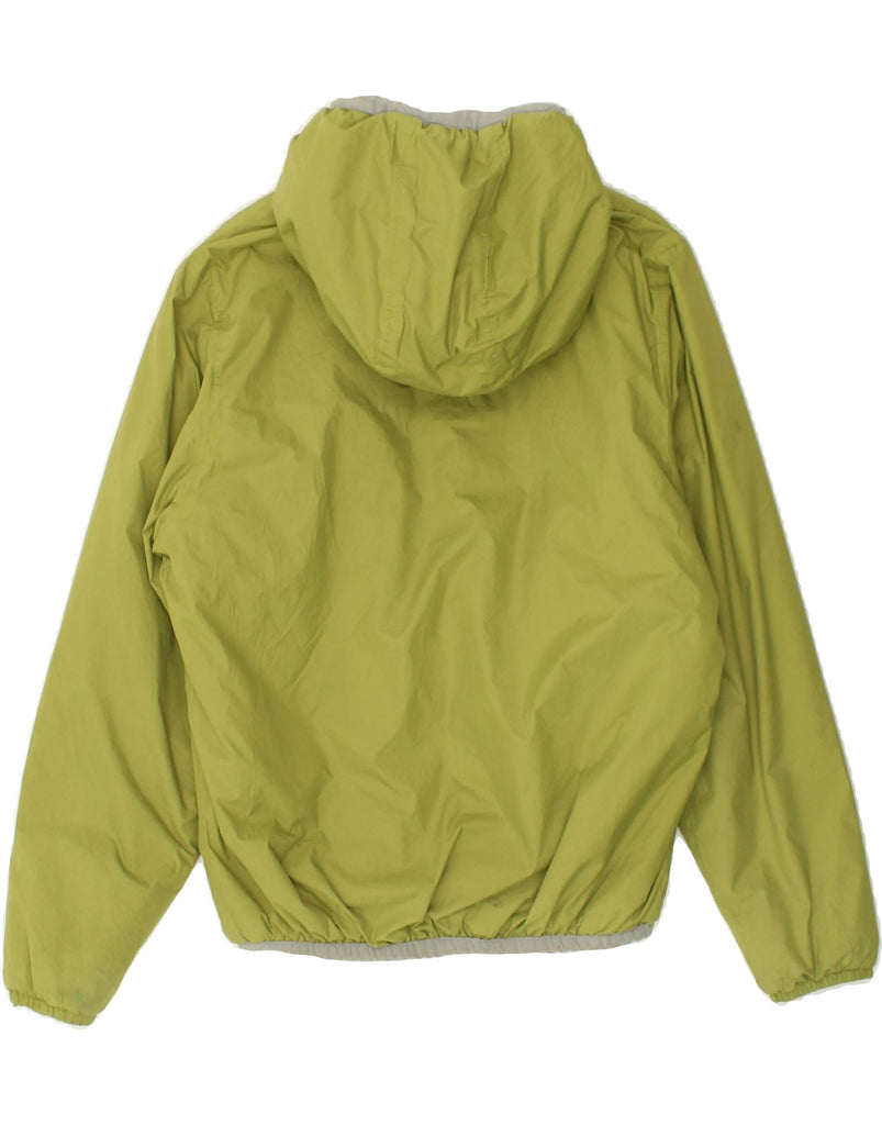 K-WAY Boys Hooded Rain Jacket 11-12 Years Green Polyamide | Vintage K-Way | Thrift | Second-Hand K-Way | Used Clothing | Messina Hembry 