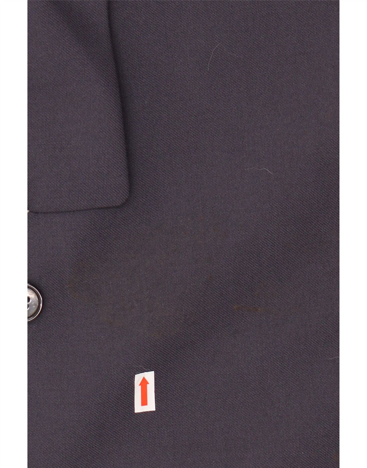 DOUGLAS Mens Double Breasted Blazer Jacket EU 50 Large Navy Blue