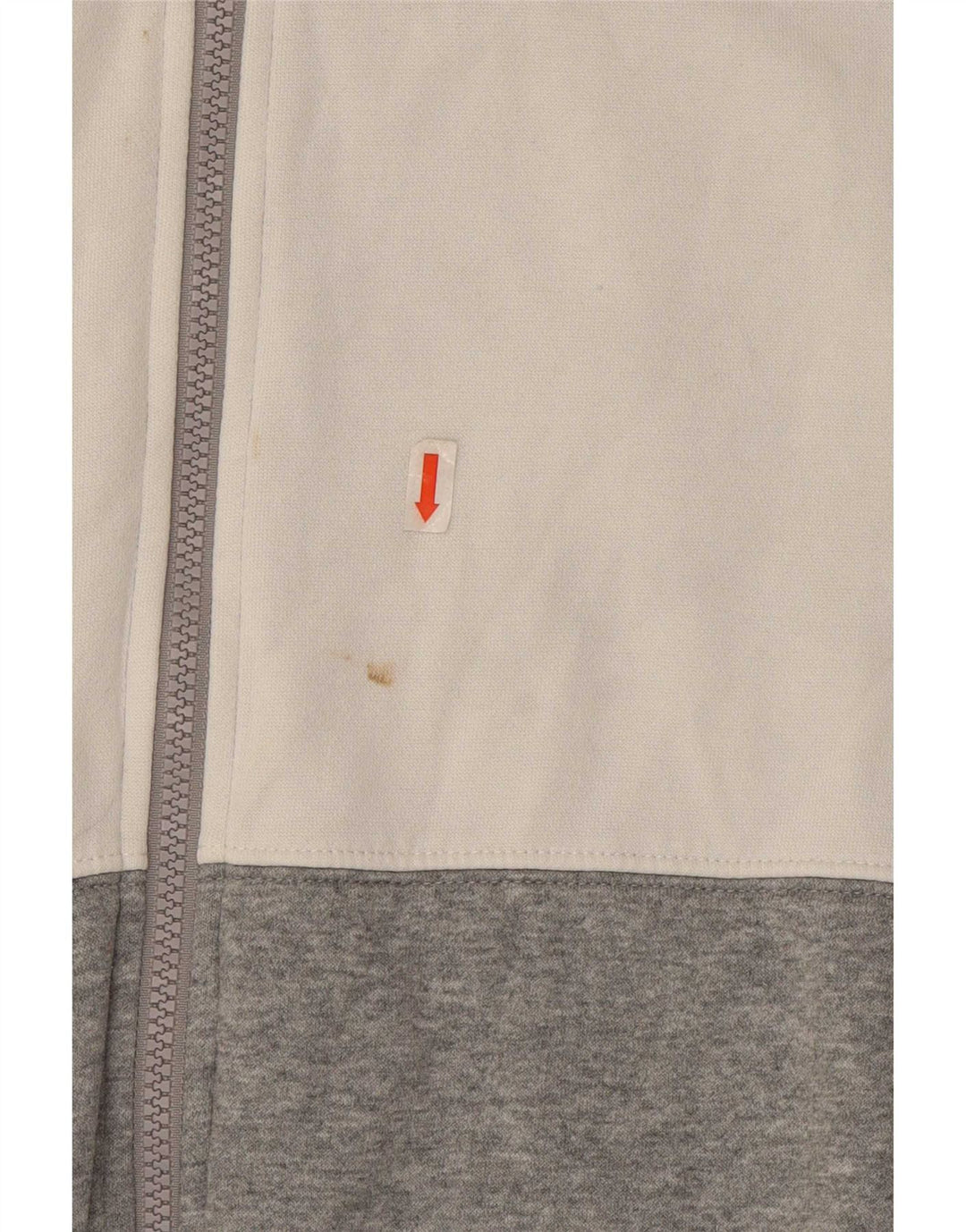 Nike Mens Tracksuit Top Jacket Small Grey Colourblock Cotton