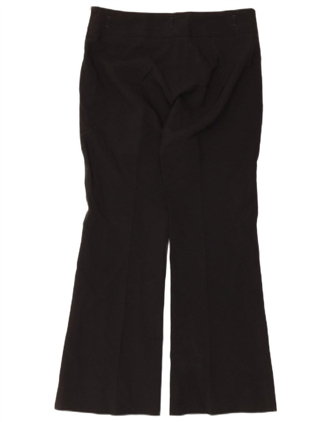 Zara Womens Flare Casual Trousers EU 38 Small W28 L29 Black Polyester