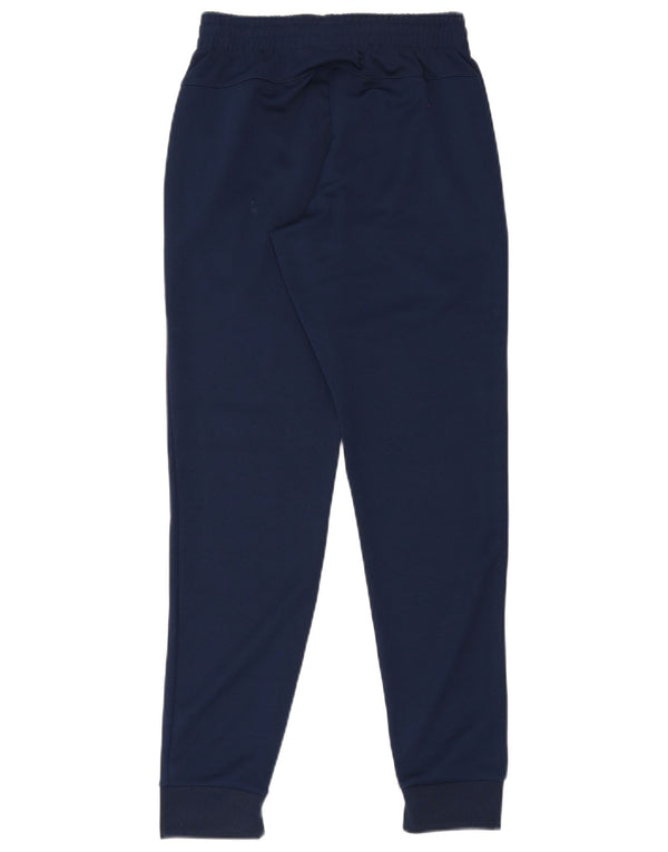 Adidas Mens Tracksuit Trousers Joggers XS Navy Blue Polyester