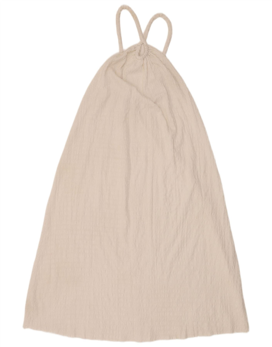 Zara Womens Halter Tent Dress UK 14 Medium White