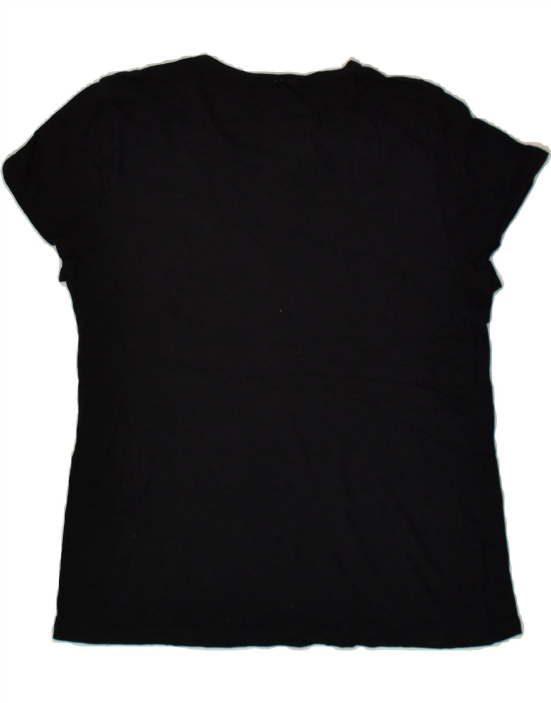 J. CREW Womens T-Shirt Top UK 16 Large Black Cotton | Vintage J. Crew | Thrift | Second-Hand J. Crew | Used Clothing | Messina Hembry 