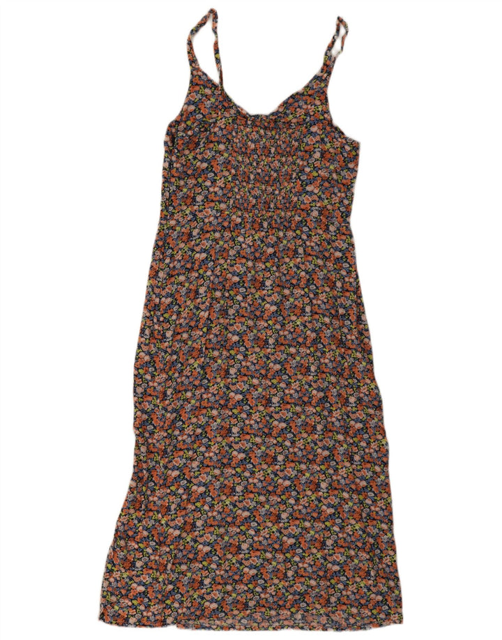 Oasis Womens Slip Dress UK 12 Medium Multicoloured Floral Viscose