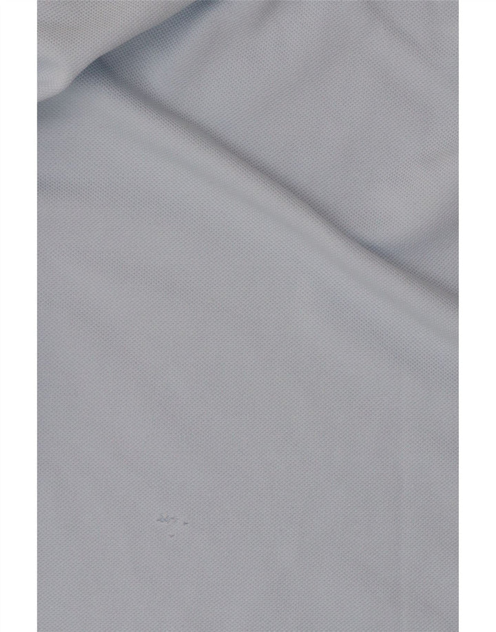 LACOSTE Mens Polo Shirt Size 5 Large Blue Cotton