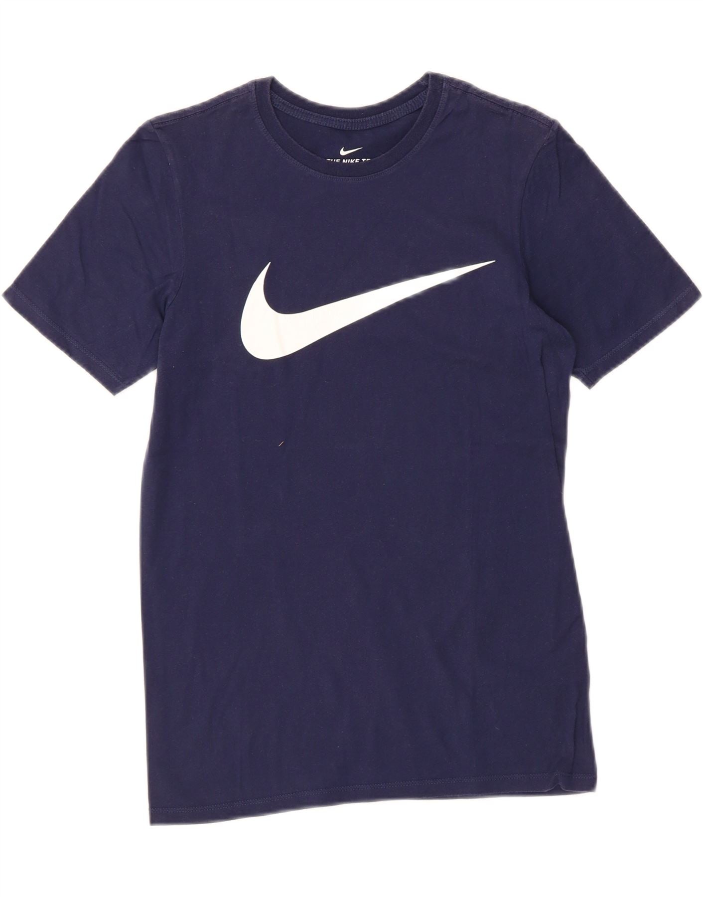 NIKE Mens Athletic Cut Graphic T-Shirt Top XS Navy Blue Vintage