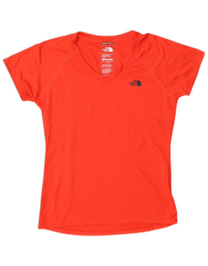 The North Face Womens Active T-Shirt Top UK 10 Small Red Polyester