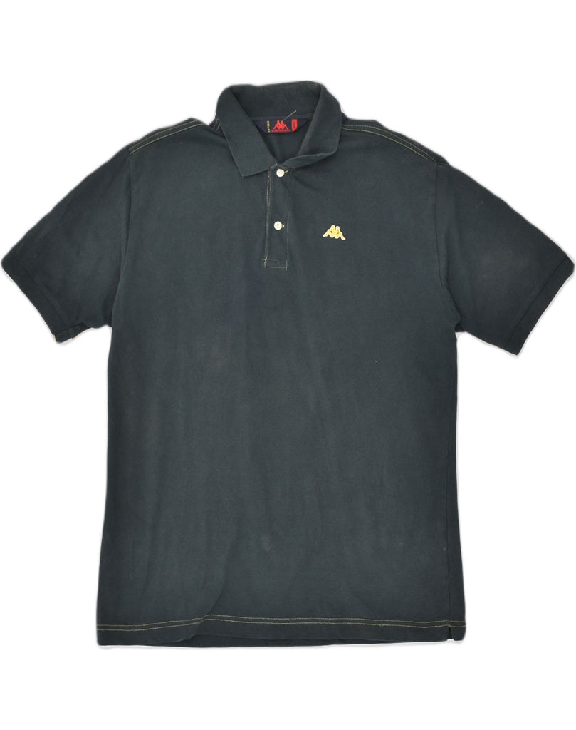 KAPPA Mens Polo Shirt Large Black Cotton | Vintage Kappa | Thrift | Second-Hand Kappa | Used Clothing | Messina Hembry 