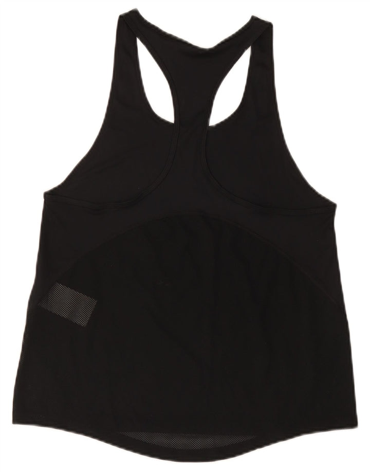 Nike Womens Dri Fit Vest Top UK 10 Small Black Polyester