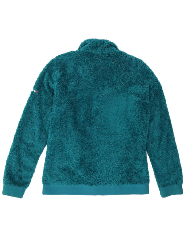 THE NORTH FACE Womens Fleece Jacket UK 18 XL Green Polyester