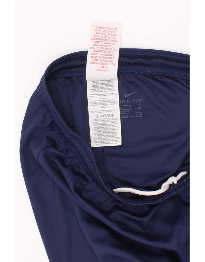 Nike Boys Dri Fit Sport Shorts 13-14 Years XL Navy Blue Polyester