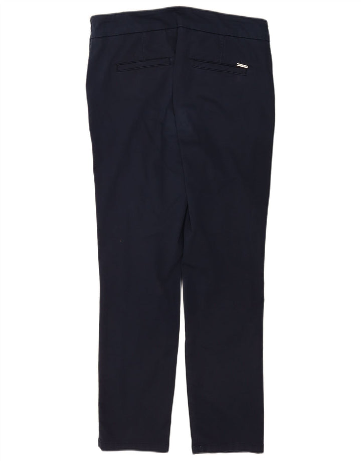 Liu Jo Womens Slim Chino Trousers W32 L28 Navy Blue