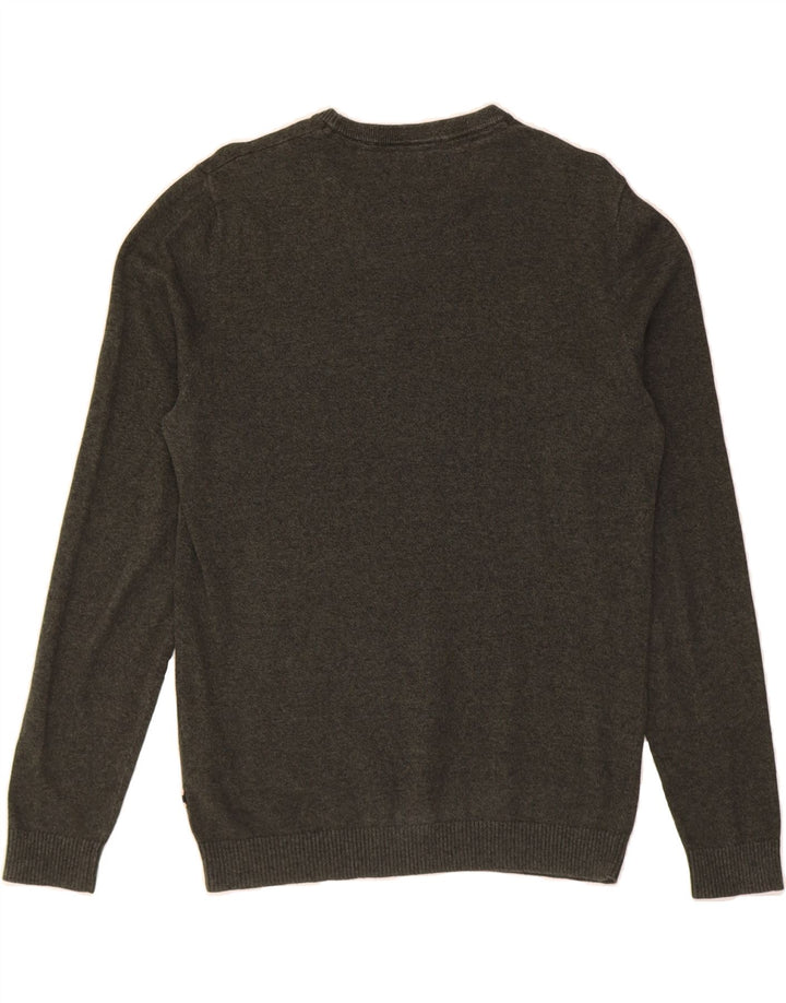 JACK & JONES Mens Crew Neck Jumper Sweater Small Green Vintage Jack & Jones and Second-Hand Jack & Jones from Messina Hembry 