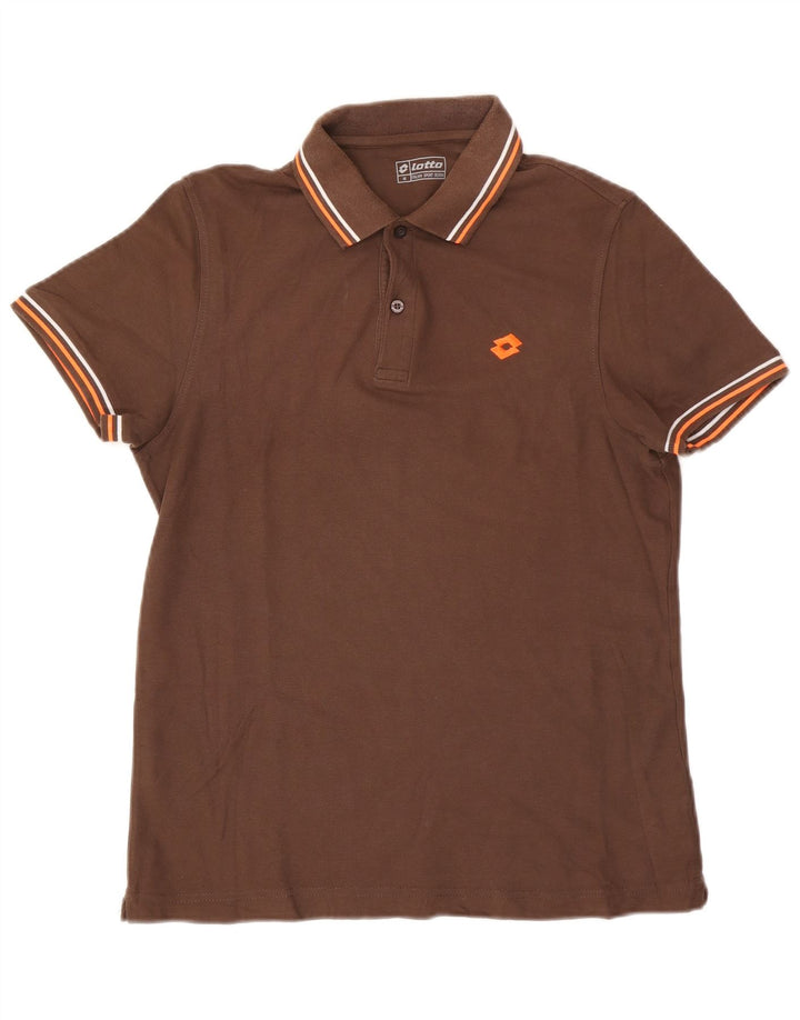 Lotto Mens Polo Shirt Medium Brown