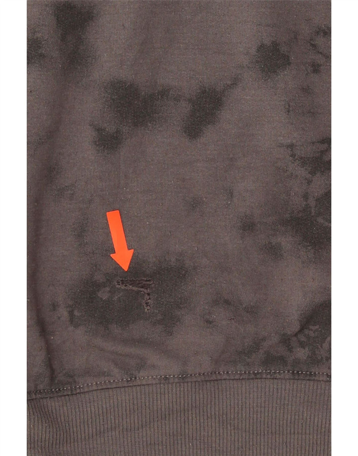 LEVI'S Boys Hoodie Jumper 13-14 Years Grey Tie Dye Polyester