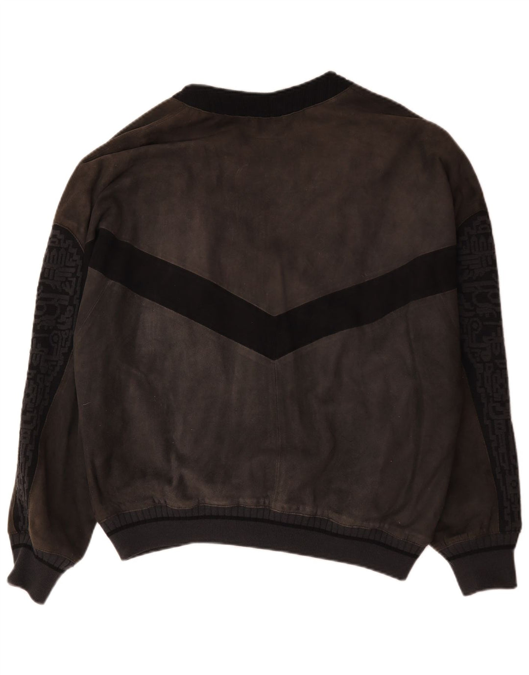 Torras Mens Suede Bomber Jacket IT 54 2XL Grey