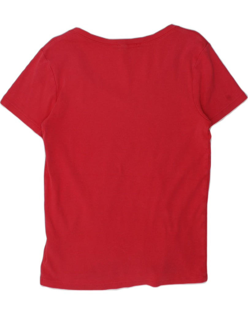 RALPH LAUREN Girls T-Shirt Top 15-16 Years XL  Red Cotton | Vintage Ralph Lauren | Thrift | Second-Hand Ralph Lauren | Used Clothing | Messina Hembry 