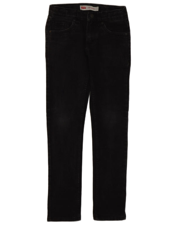 Levi's Boys 510 Skinny Jeans 9-10 Years W26 L27 Black Cotton