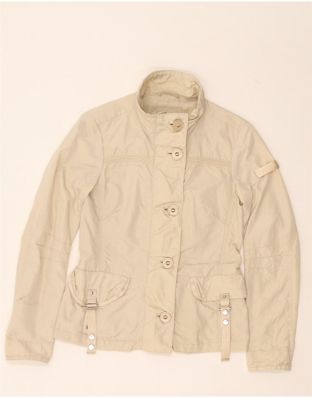 PEUTEREY Girls Utility Jacket 11-12 Years Beige Polyamide