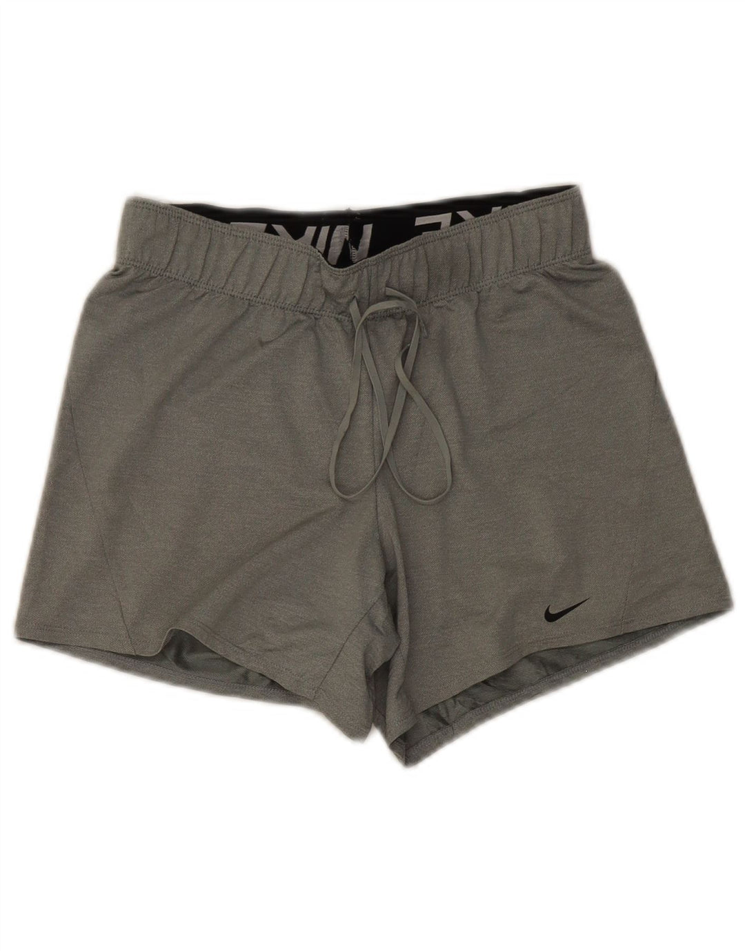Nike Womens Dri Fit Sport Shorts UK 6 XS Grey Polyester