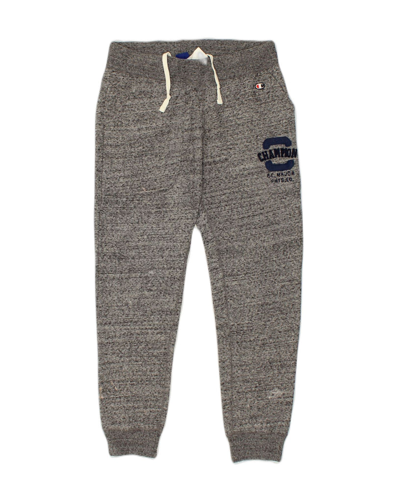 CHAMPION Womens Tracksuit Trousers Joggers Medium Grey Flecked Cotton | Vintage Champion | Thrift | Second-Hand Champion | Used Clothing | Messina Hembry 