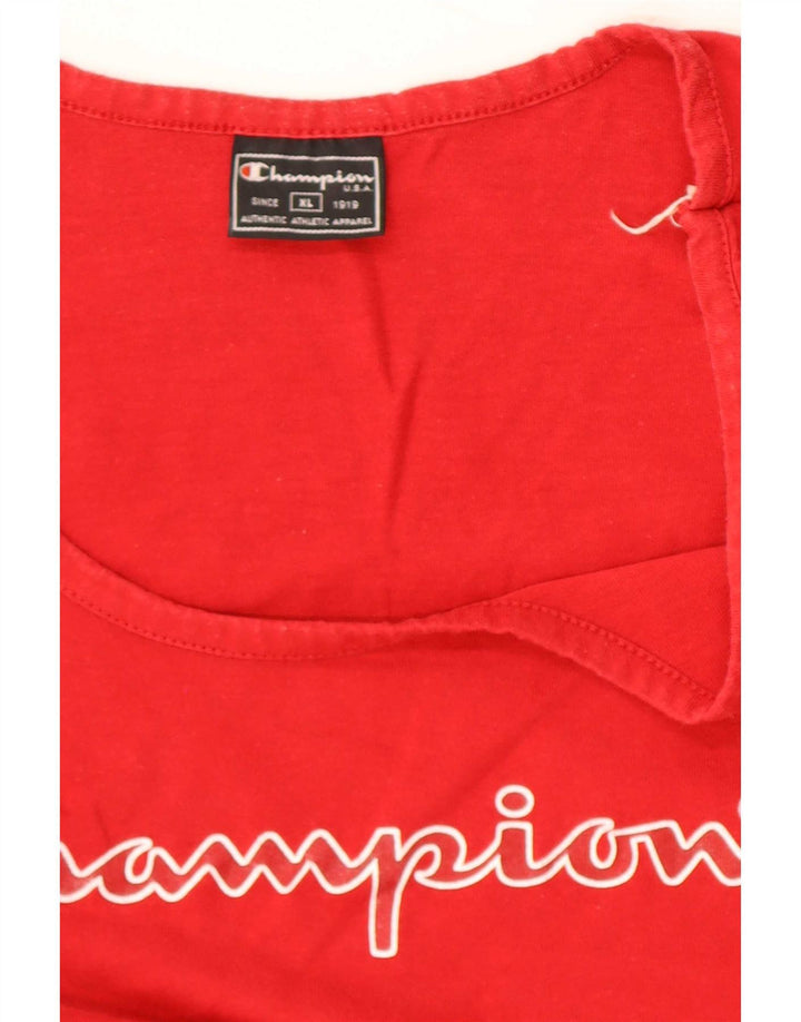 Champion Mens Graphic Vest Top XL Red