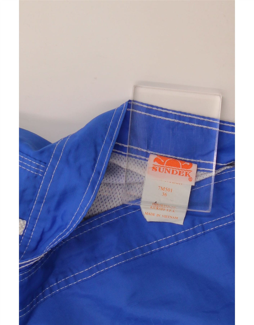 Sundek Mens Swimming Shorts Large Blue Nylon